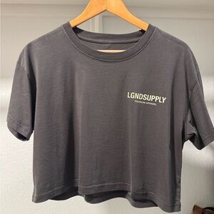 Charcoal Women's Crop Top